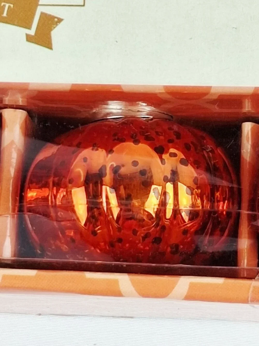 Wellesley Manor Harvest Lights 10 Pumpkin-Shaped Battery Powered Fall Autumn